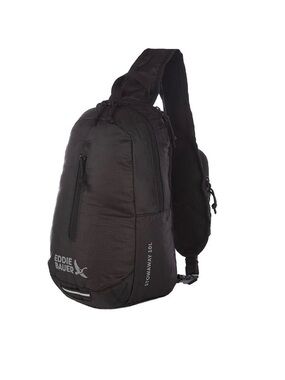 Eddie Bauer Black Stowaway Sling Pack